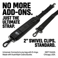 The Ultimate Crossbody Strap System™ Ballistic Nylon x Closed-Cell Foam Padding x AustriAlpin® Cobra Buckle / Ships in 2-3 Weeks