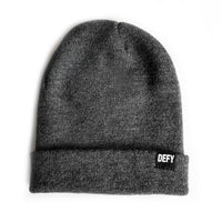 DEFY Grey Beanie