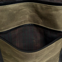 The Rover Backpack / Olive Drab TexWax™ x TexWax™ Autumn Plaid Wax Canvas / Limited