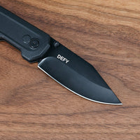 DEFY x OTR Black Pocket Knife