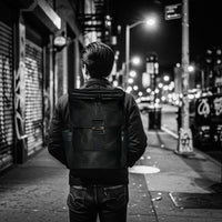 Menace Backpack 2.0 / Full Horween Essex Rookery Leather x TexWax™ Buffalo Plaid Wax Canvas Bundle / Last 1