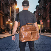 Epic 48 Hour Bundle / Horween Cavalier Whiskey Leather x TexWax™ Autumn Plaid Wax Canvas / Ships in 3-5 Weeks