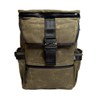 Menace Backpack 2.0 / Olive Drab TexWax™ x TexWax™ Buffalo Plaid Wax Canvas / Ships in 6-10 Weeks
