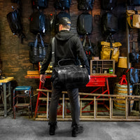 SHIPS IN 8-10 WEEKS / The Ultimate Overnighter / Horween Rookery Leather Exterior x Japanese Lining Bundle