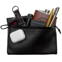 Project Horween Essex Rookery Leather x TexWax™ Buffalo Plaid Wax Canvas 3 Pouch Bundle