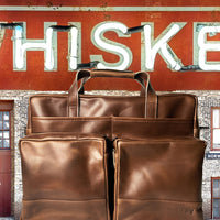Epic 48 Hour Bundle / Horween Cavalier Whiskey Leather x TexWax™ Autumn Plaid Wax Canvas / Ships in 3-5 Weeks