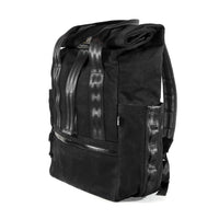 VerBockel Roll Top Backpack 2.0 'Un-Zipped' / Black TexWax™ Canvas / Ships in 6-8 Weeks