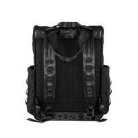 VerBockel Roll Top Backpack 2.0 'Un-Zipped' / Black TexWax™ Canvas / Ships in 6-8 Weeks