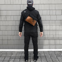 Insidious Jr. Sling / Horween Cavalier Whiskey Leather + Ballistic Nylon Edition / Ships in 6-10 Weeks