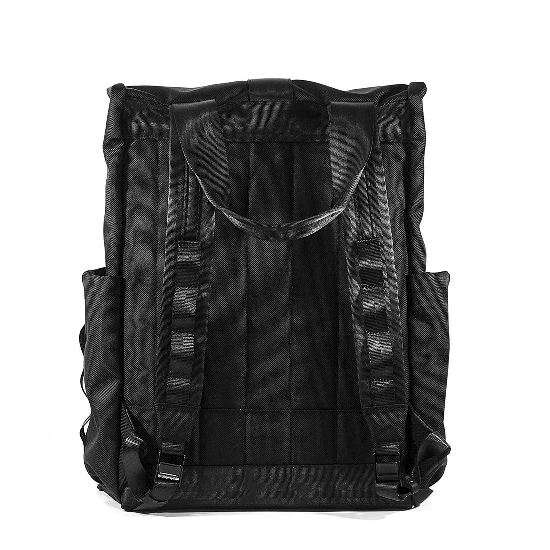 VerBockel Rolltop Backpack 2.0 'Un-Zipped' / Black Ballistic Nylon x ECOPAK™ EPX ’Fire Edition’ / Ships in 6-8 Weeks