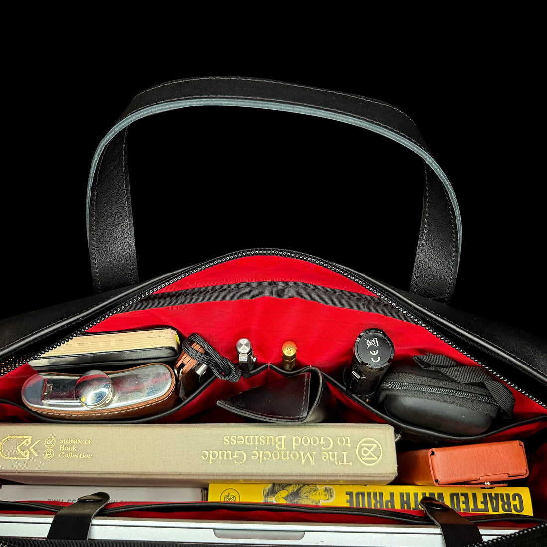 Defender Briefcase / Horween Austin Calf Leather Strap Edition Bundle x 'Redrum' XPAC / Limited Edition