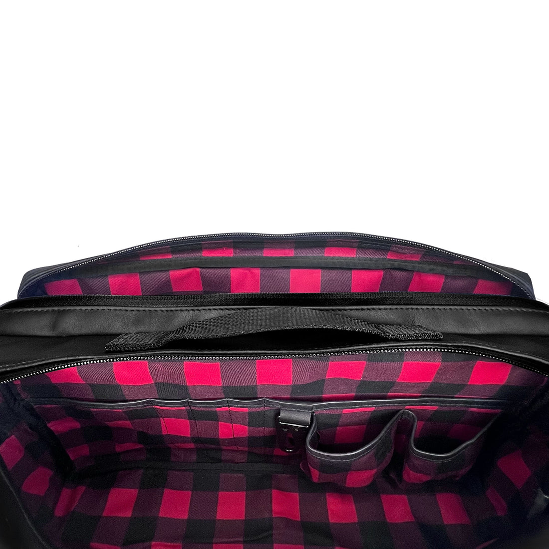 Insidious Sling / Horween Austin Calf Leather x TexWax™ Buffalo Plaid Wax Canvas / Ships in 2-3 Weeks