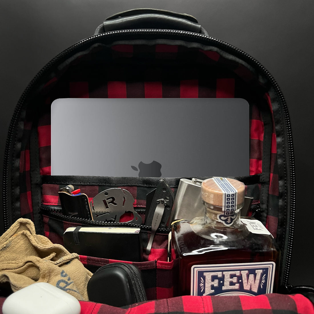 Bucktown Full Horween Essex Rookery Leather Bundle x TexWax™ Buffalo Plaid Wax Canvas