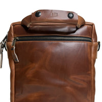 Defender DayTripper / Horween Cavalier Whiskey Leather x TexWax™ Autumn Plaid Wax Canvas / Low Stock