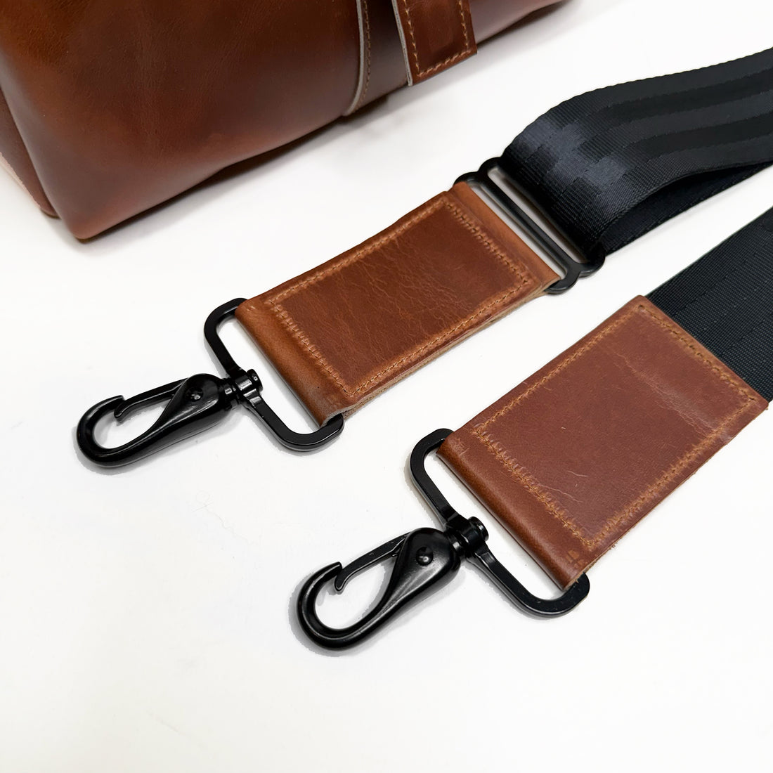 Defender DayTripper / Horween Cavalier Whiskey Leather x TexWax™ Autumn Plaid Wax Canvas / Low Stock