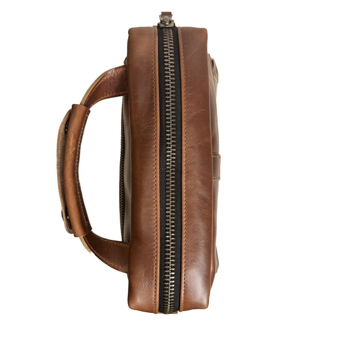 Defender DayTripper / Horween Cavalier Whiskey Leather x TexWax™ Autumn Plaid Wax Canvas / Low Stock