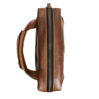 Defender DayTripper / Horween Cavalier Whiskey Leather x TexWax™ Autumn Plaid Wax Canvas / Low Stock