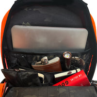 SHIPS IN 8-10 WEEKS / Bucktown / Blaze 'Fire' Orange X-Pac™ Exterior x Rogue Camo CORDURA® Interior