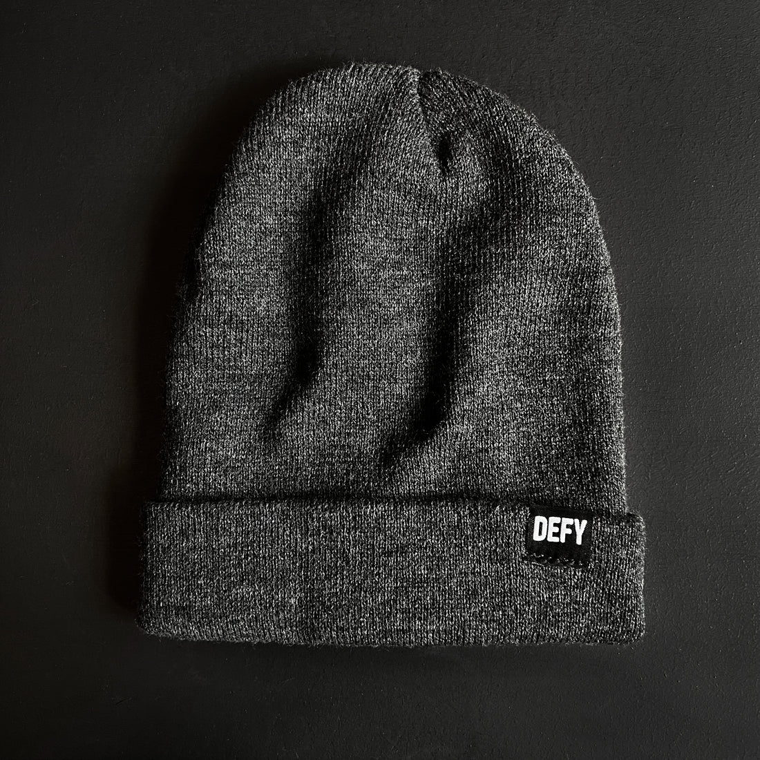 DEFY Grey Beanie