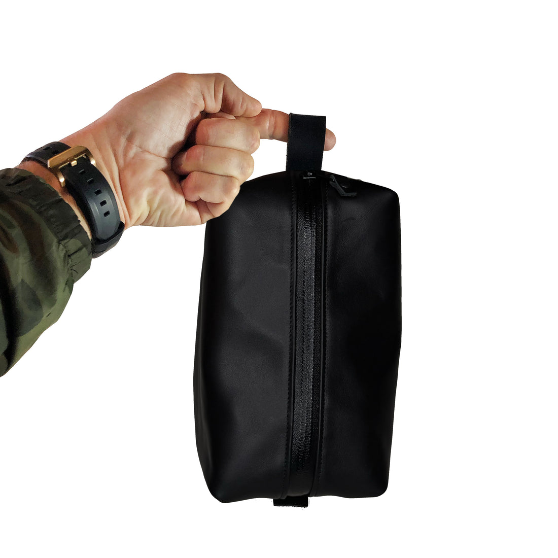 Dopp Kit / Horween Essex Rookery Leather x 'Fire Edition' ECOPAK™ EPX Blaze Orange / Low Stock