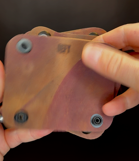 GP - Mr Gripper / Horween Inverted 'Lava Lamp' Shell Cordovan Leather / GP - Mr Gripper / Horween Inverted 'Lava Lamp' Shell Cordovan Leather / Low Quantity