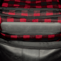 Menace Backpack 2.0 / Full Horween Essex Rookery Leather x TexWax™ Buffalo Plaid Wax Canvas Bundle / Last 1