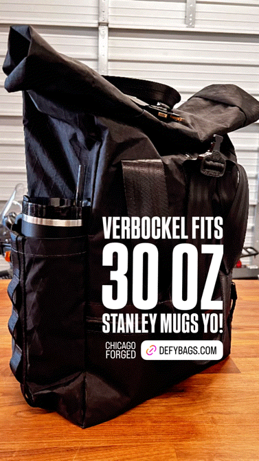VerBockel Roll Top Backpack 2.0 'Un-Zipped' / Black TexWax™ Canvas / Ships in 6-8 Weeks