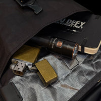 Defender DayTripper / INVERTED Black Dyneema® x Coyote X-Pac™ Lining / Ships in 6-10 Weeks