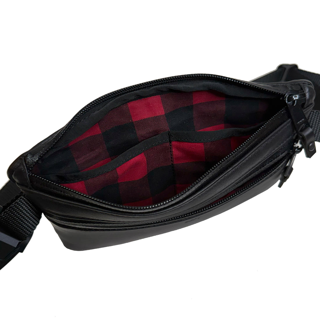 Nefarious Horween Essex Rookery Leather x TexWax™ Buffalo Plaid Wax Canvas / Ships in 4-6 Weeks