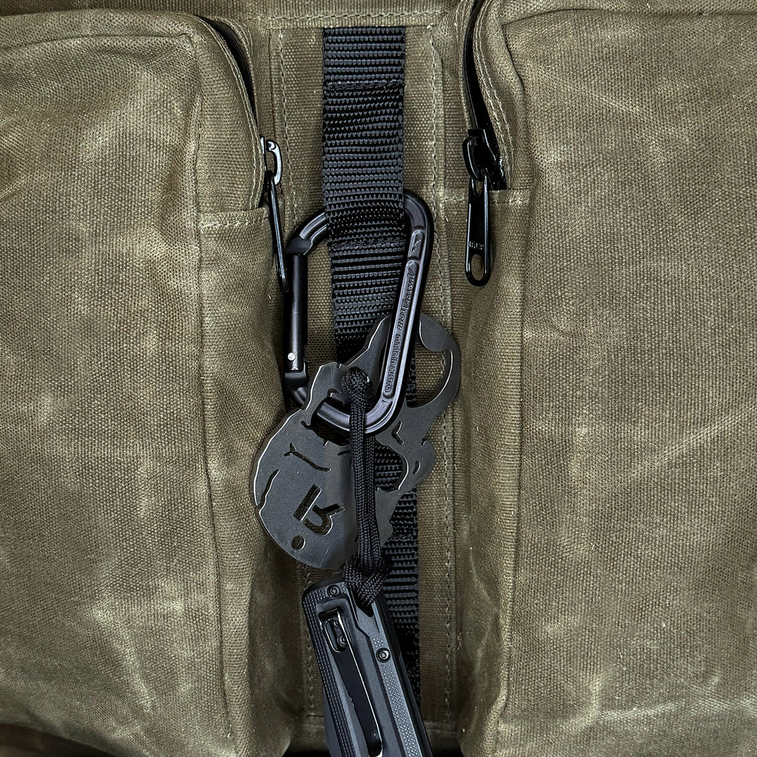 VerBockel 'Day Pack' Roll Top Backpack 2.0 Olive Drab TexWax™ x TexWax™ Autumn Plaid Wax Canvas / Ships in 6-10 Weeks