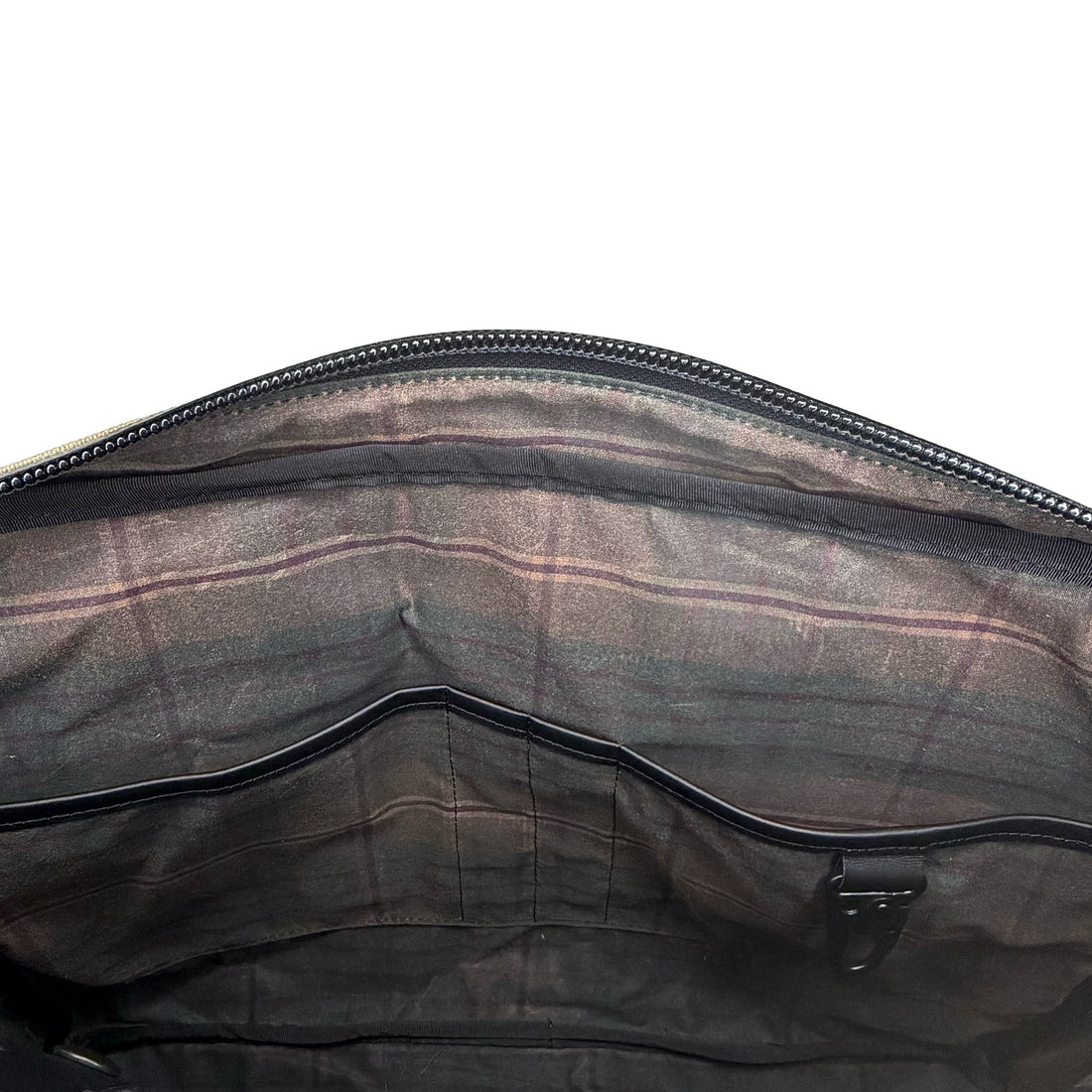 LAST 1 / Defender Briefcase Olive Drab TexWax™ x TexWax™ Autumn Plaid Wax Canvas