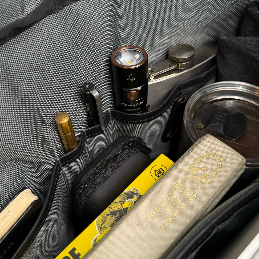 Defender Briefcase Olive Drab TexWax™ x Silver Lining Cordura / Few Remain