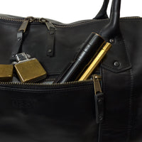 SHIPS IN 8-10 WEEKS / The Ultimate Overnighter / Horween Rookery Leather Exterior x Japanese Lining Bundle