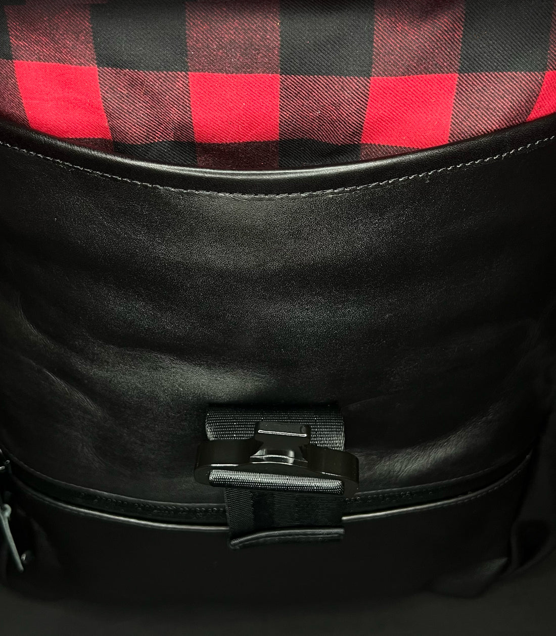 Menace Backpack 2.0 / Full Horween Essex Rookery Leather x TexWax™ Buffalo Plaid Wax Canvas Bundle / Last 1