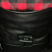 Menace Backpack 2.0 / Full Horween Essex Rookery Leather x TexWax™ Buffalo Plaid Wax Canvas Bundle / Last 1