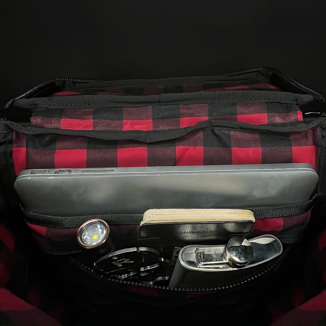 Menace Backpack 2.0 / Full Horween Essex Rookery Leather x TexWax™ Buffalo Plaid Wax Canvas Bundle / Last 1