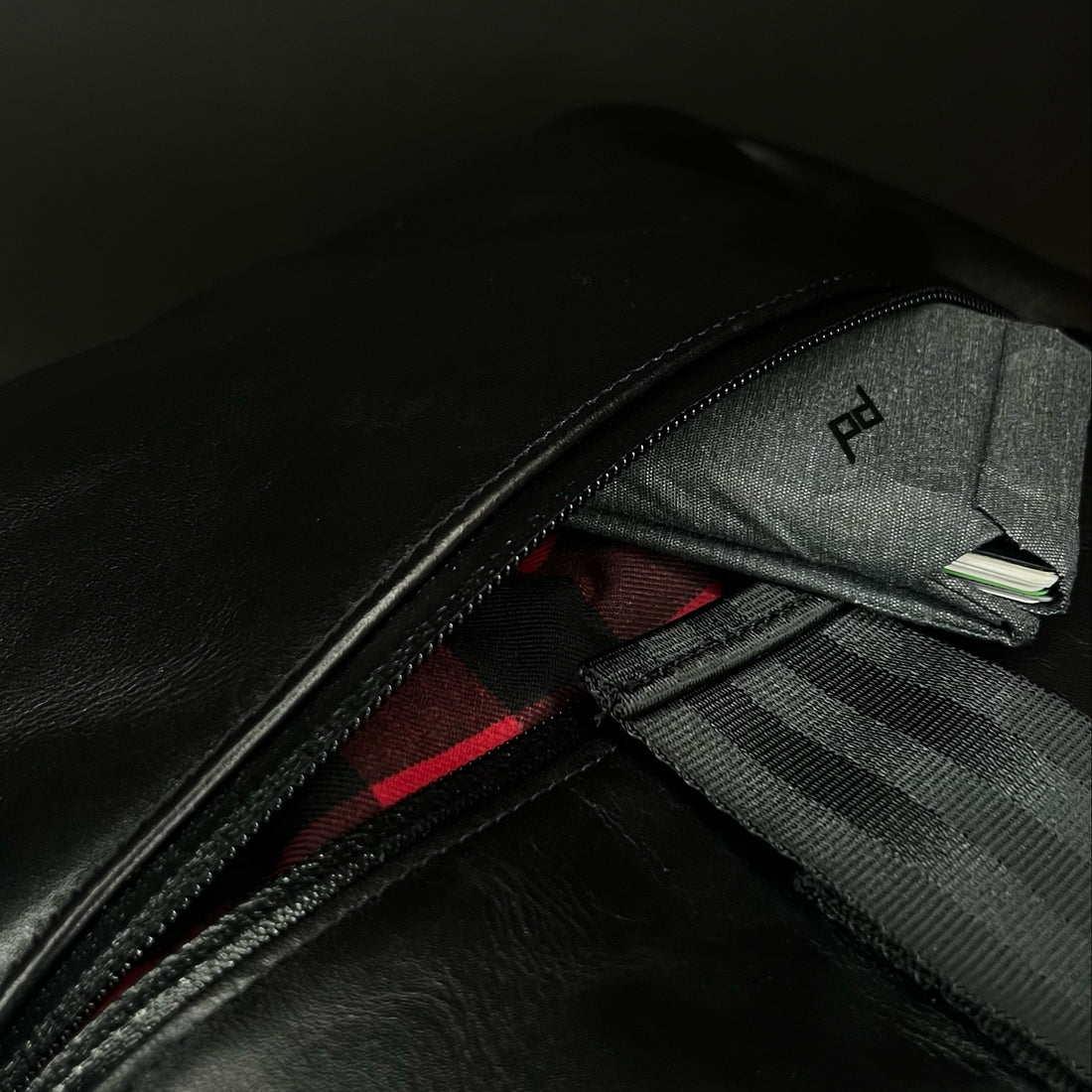 Menace Backpack 2.0 / Full Horween Essex Rookery Leather x TexWax™ Buffalo Plaid Wax Canvas Bundle / Last 1