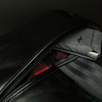 Menace Backpack 2.0 / Full Horween Essex Rookery Leather x TexWax™ Buffalo Plaid Wax Canvas Bundle / Last 1