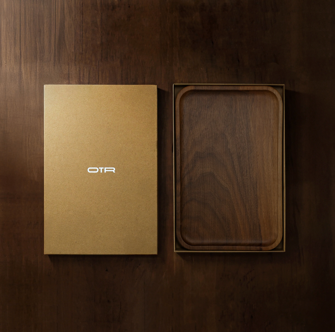 DEFY x OTR Walnut Valet Tray