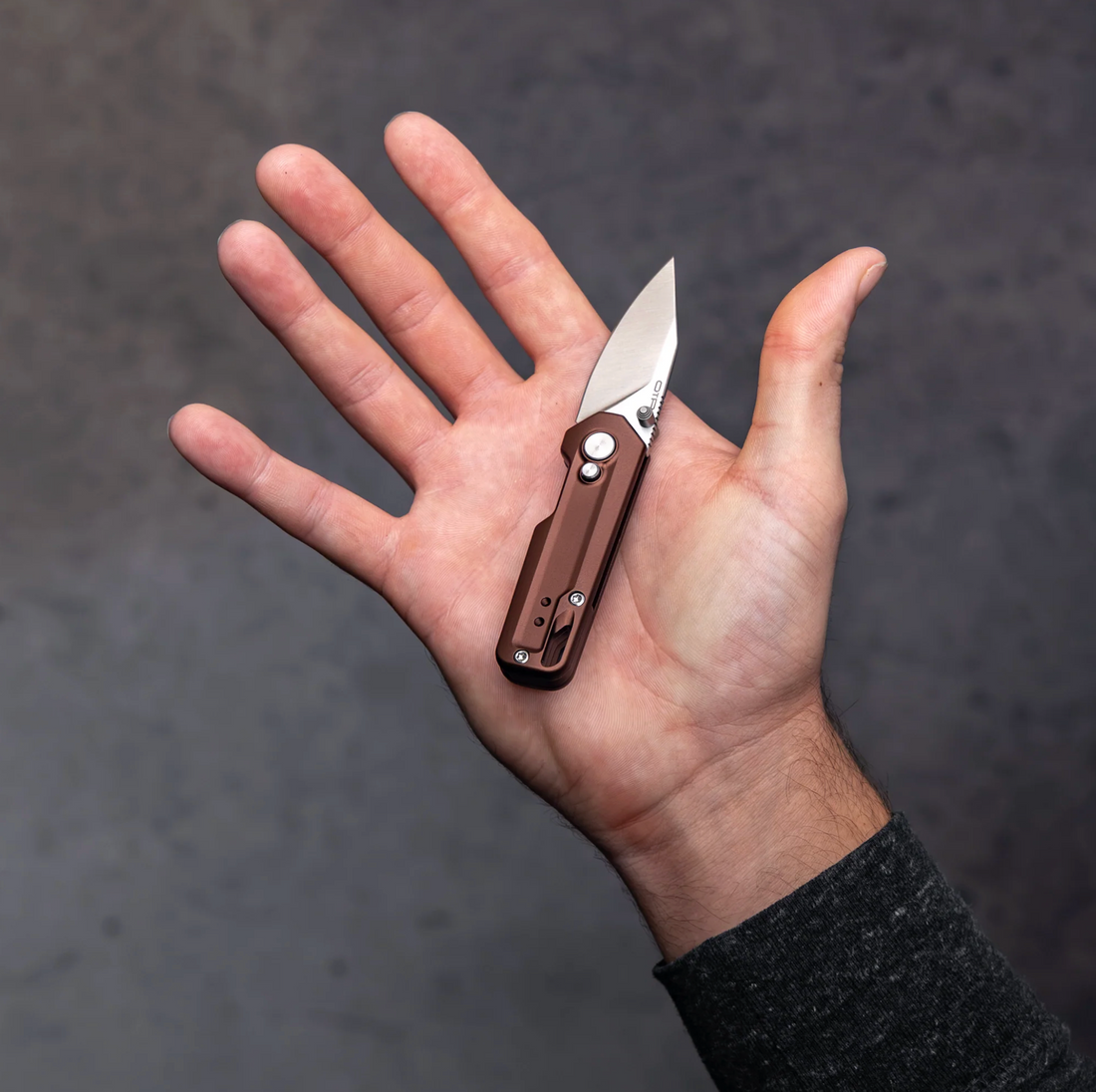 DEFY x OTR Espresso Bronze Mini Pocket Knife