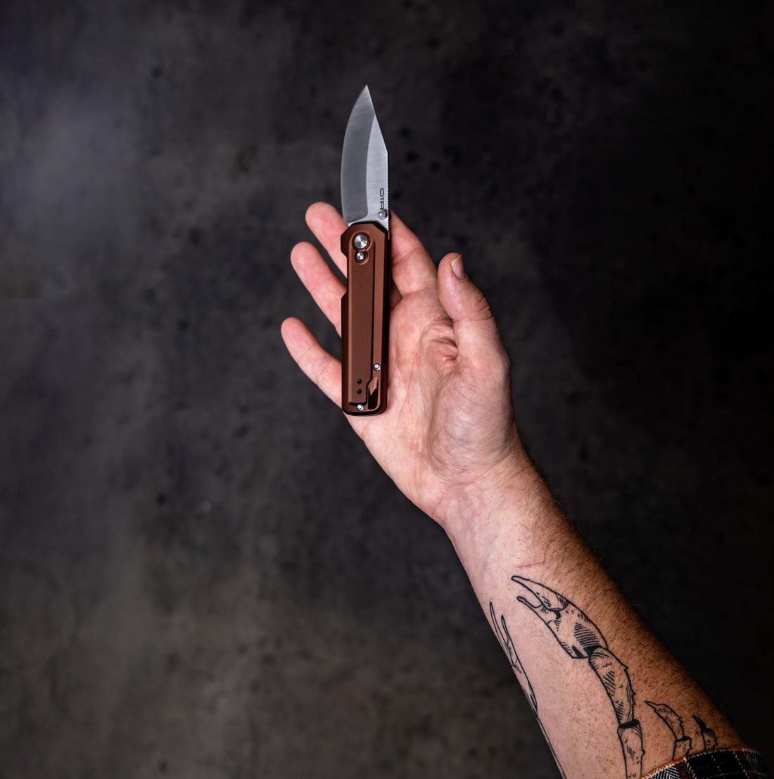 DEFY x OTR Espresso Bronze Pocket Knife / Ships in 7-9 Days