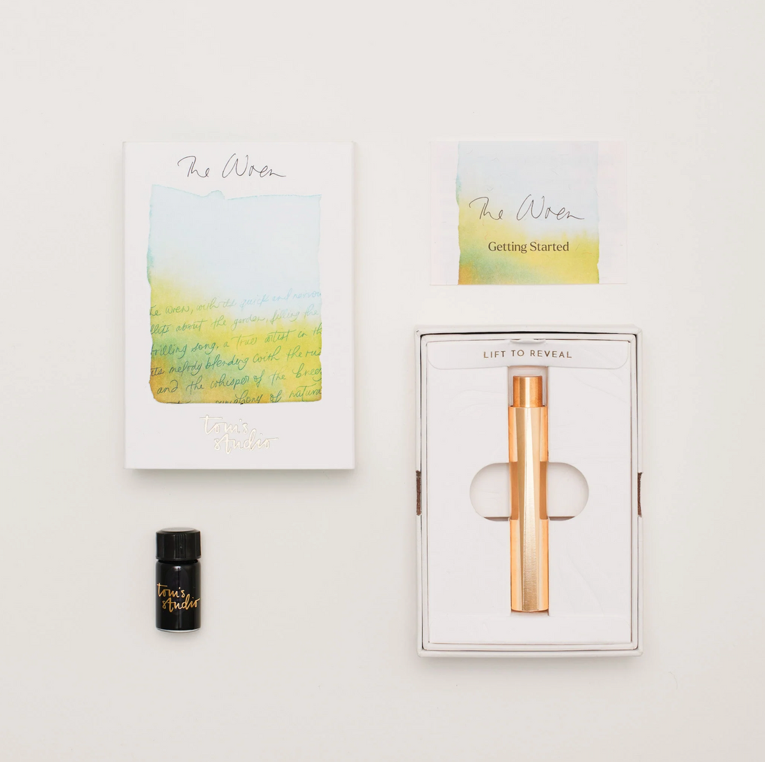The Wren Brass Pen / Bundle with Tom's Ink / Milled in the UK / Ships in 1-2 Weeks