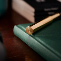 The Wren Brass Pen / Bundle with Tom's Ink / Milled in the UK / Ships in 1-2 Weeks