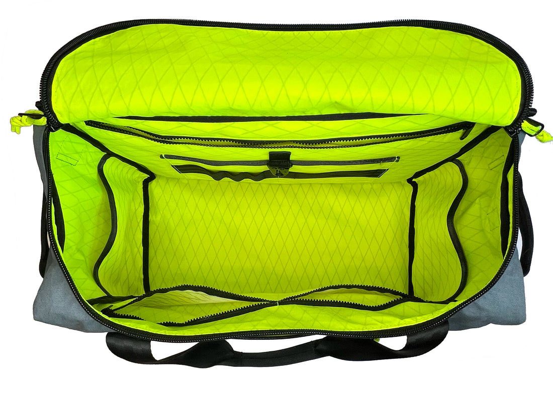 The Rover Backpack / Storm Grey X-Pac® X11 x X-Pac™ Hi-Vis Yellow