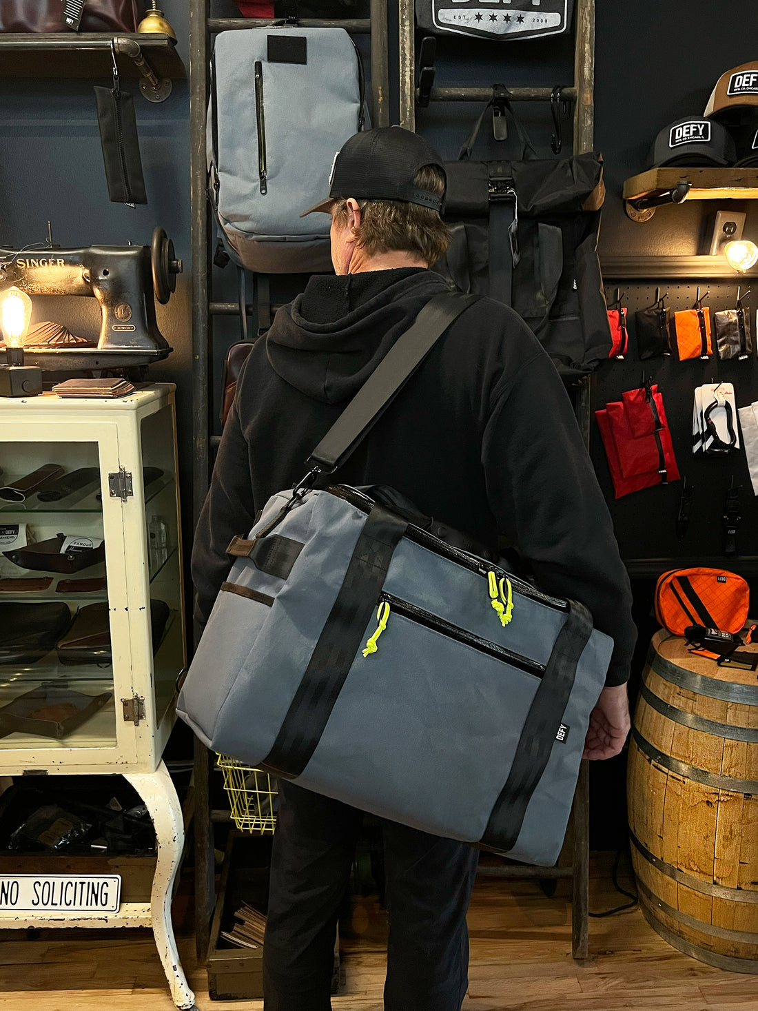 The Rover Backpack / Storm Grey X-Pac® X11 x X-Pac™ Hi-Vis Yellow