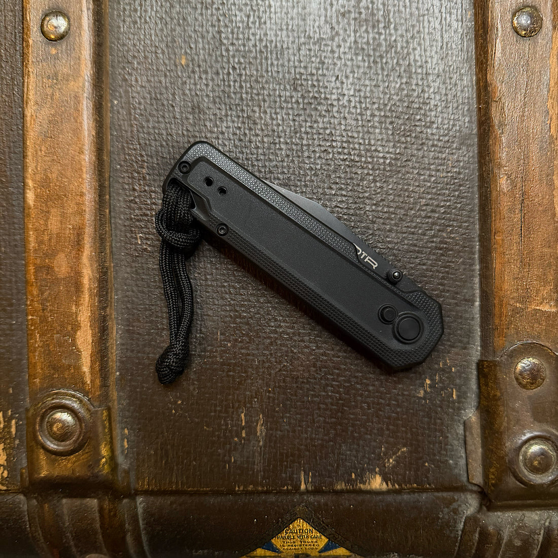 DEFY x OTR Black Pocket Knife