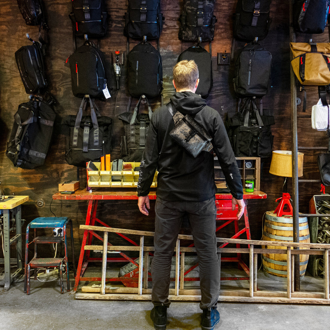 The Parker Pack 2.0 / Black Dyneema® x White Dyneema® / Last 1