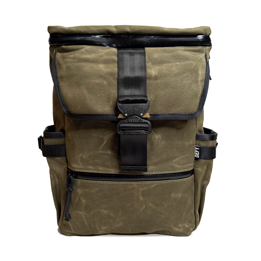 Menace Backpack 2.0 / Olive Drab TexWax™ x TexWax™ Buffalo Plaid Wax Canvas / Ships in 6-10 Weeks