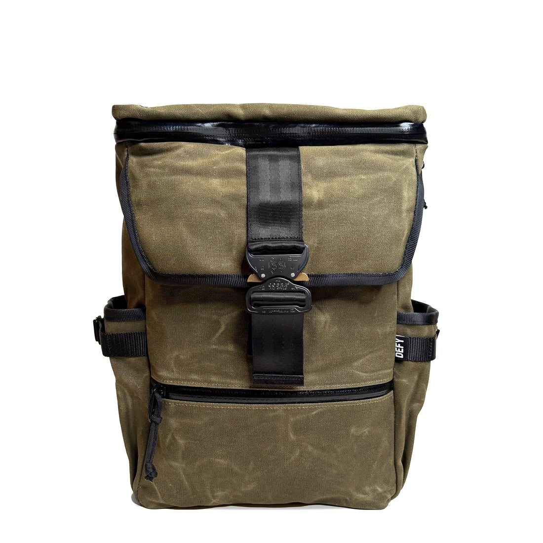 Menace Backpack 2.0 / Olive Drab TexWax™ x TexWax™ Buffalo Plaid Wax Canvas / Ships in 6-10 Weeks