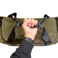 The Rover Backpack / Olive Drab TexWax™ x TexWax™ Autumn Plaid Wax Canvas / Limited